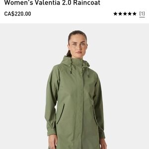 Helly Hansen Women's Green Heavy Duty Raincoat